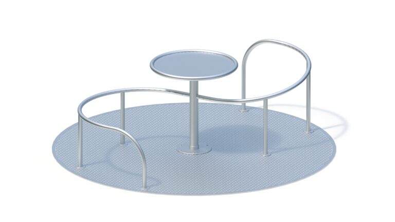 Inclusive carousel  Ø 2,50 m with handwheel